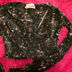 Urban Outfitters Flower Blouse